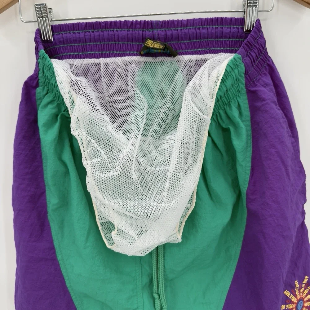 Vintage Bugle Boy Shorts Swim Trunks Mens Size‎ XL Lined 90s Retro Colorblock